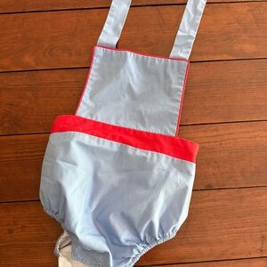 The Beaufort Bonnet Company Blue and Red Kids One Piece